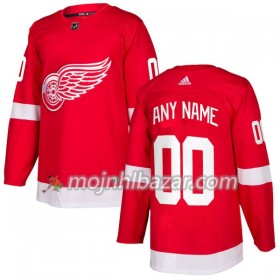Dresovi Detroit Red Wings Custom Adidas 2017-2018 Crvena Authentic - Muške
